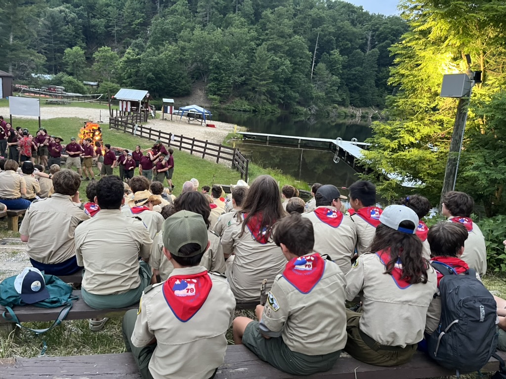 Campfire at Camp Powhatan - Summer 2024